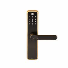 Yale Zuri S (Antique Bronze) Smart Lock with 5 way unlocking (Fingerprint, PIN, RFID, Manual Key and Built-in Bluetooth to Access through Home App)